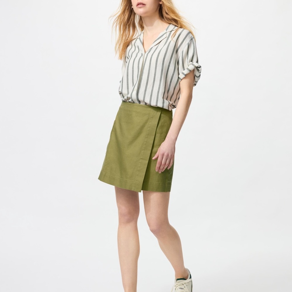 Uniqlo linen Skort
